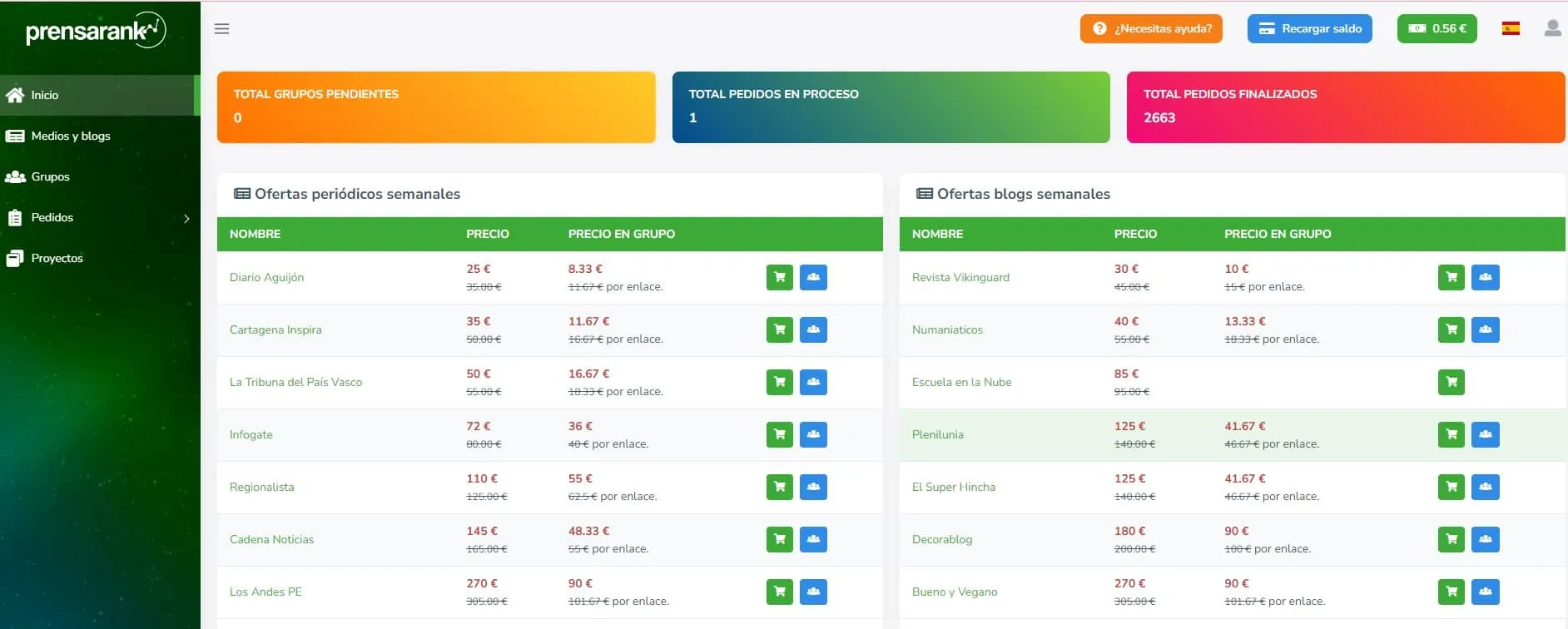 buying links on Prensarank