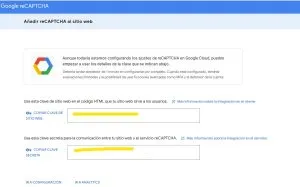 recaptcha configuration