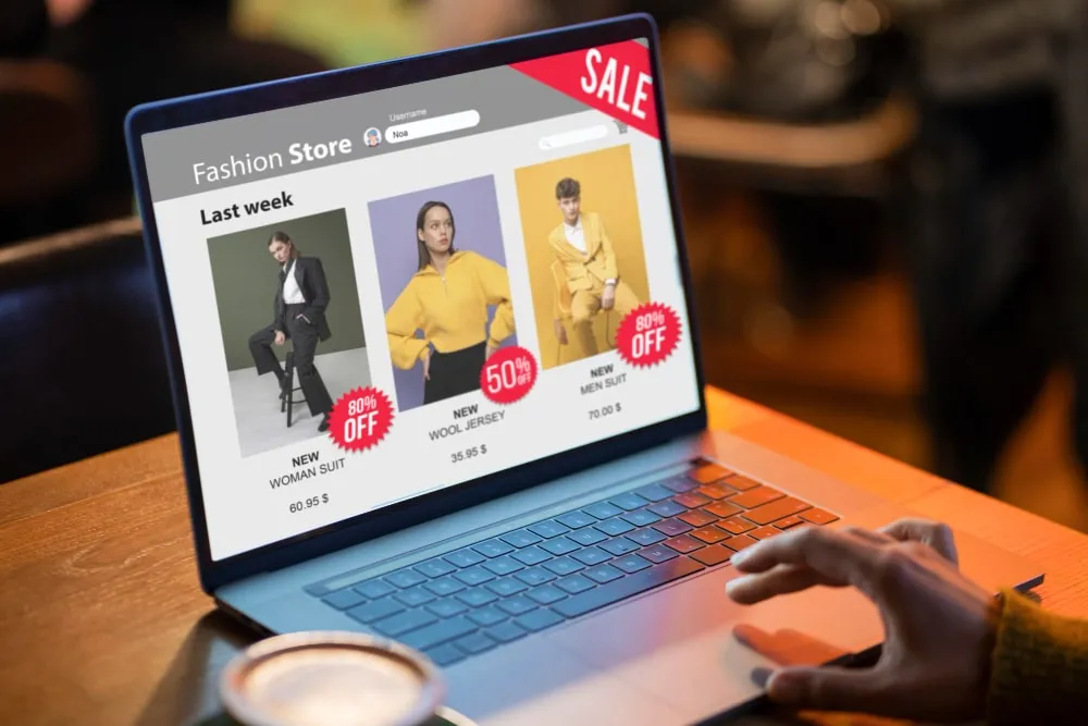 Example of a store built on PrestaShop
