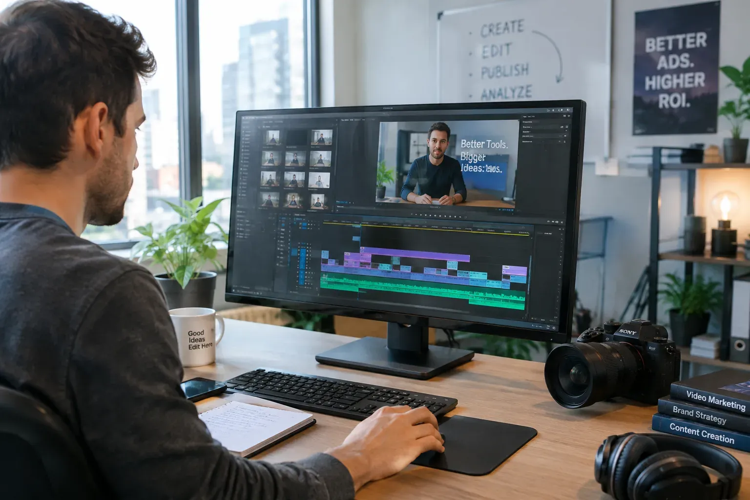 Editing a video ad for YouTube campaigns